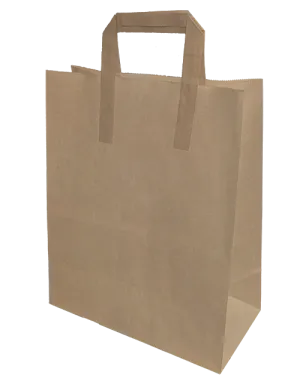 250 Pieces Brown SOS Paper Carrier Bag Large 385 x 270 x 280  mm 35188 (Parcel Rate)