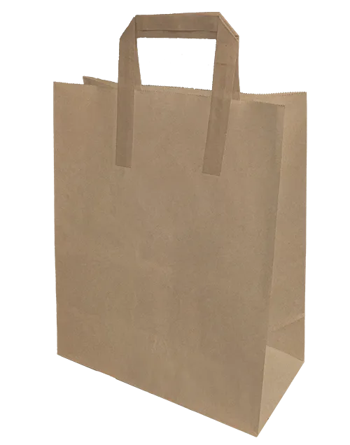 250 Pieces Brown SOS Paper Carrier Bag Large 385 x 270 x 280  mm 35188 (Parcel Rate)