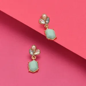 Accessorize London Women's Romantic Ramble Pearl & Crystal Drop Earrings