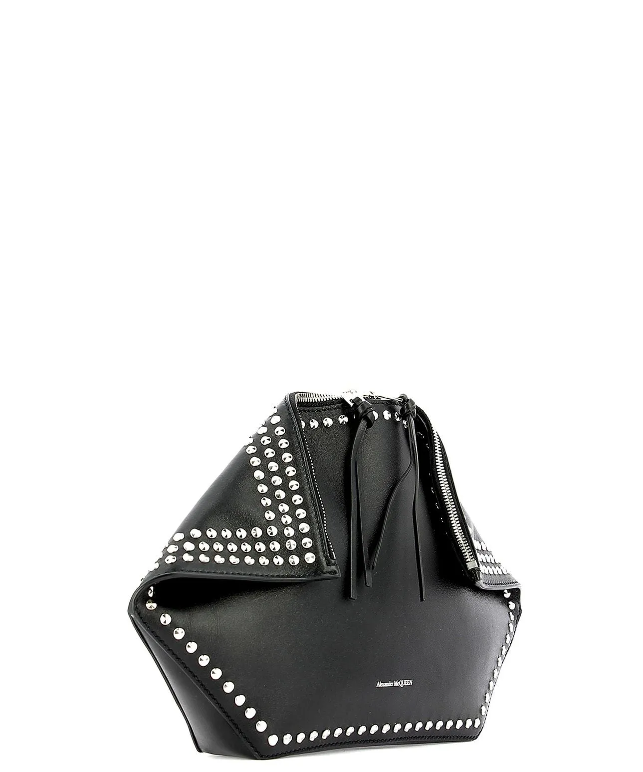 Alexander McQueen Logo Studded Clutch Bag