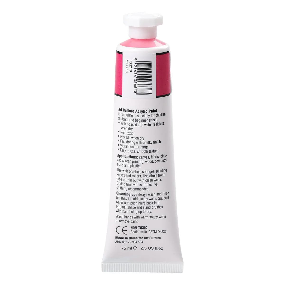 Art Culture Acrylic Paint Magenta 75ml