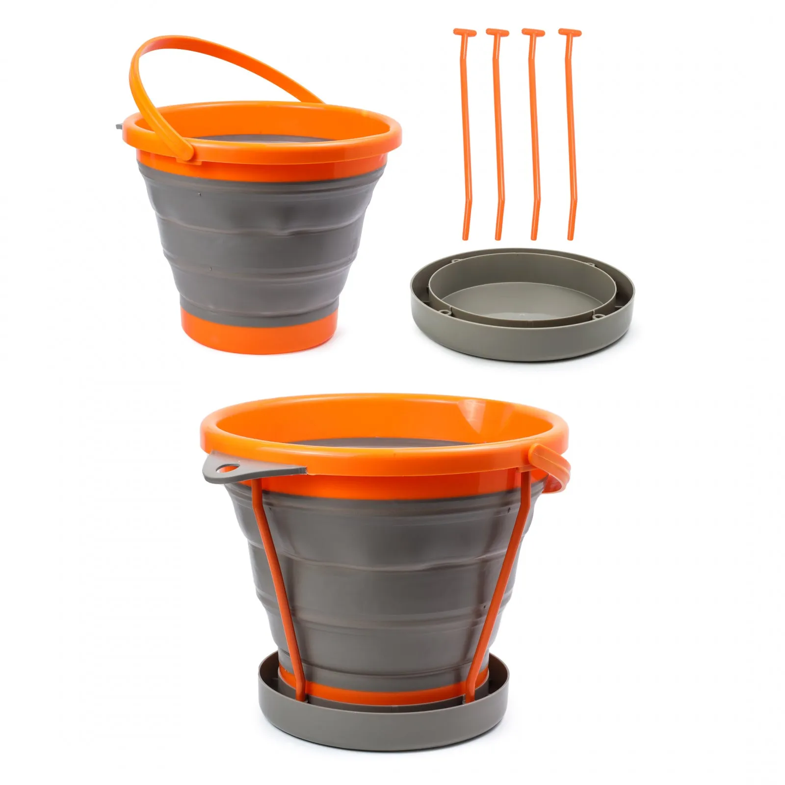 ASR Outdoor 1/4" Classifier Screen Set with 10L Collapsible Bucket Gold Panning Kit