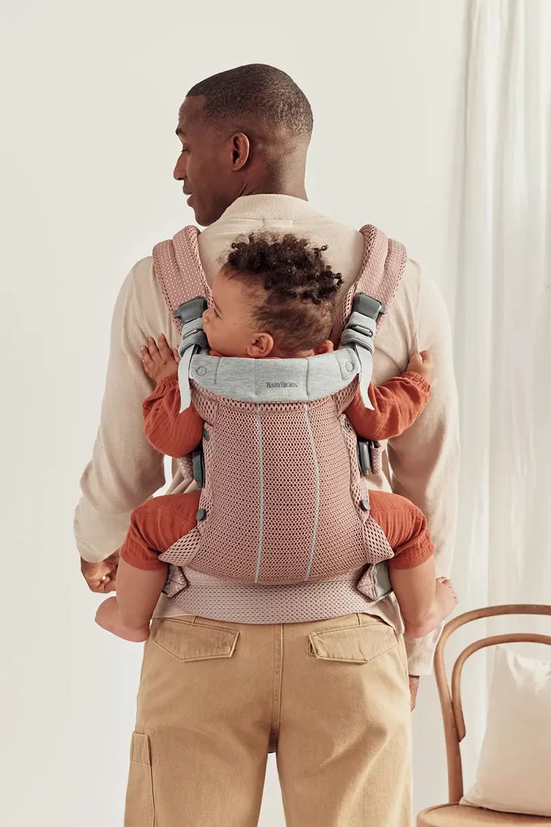 BabyBjörn Baby Carrier Harmony 3D Mesh, Dusty Pink