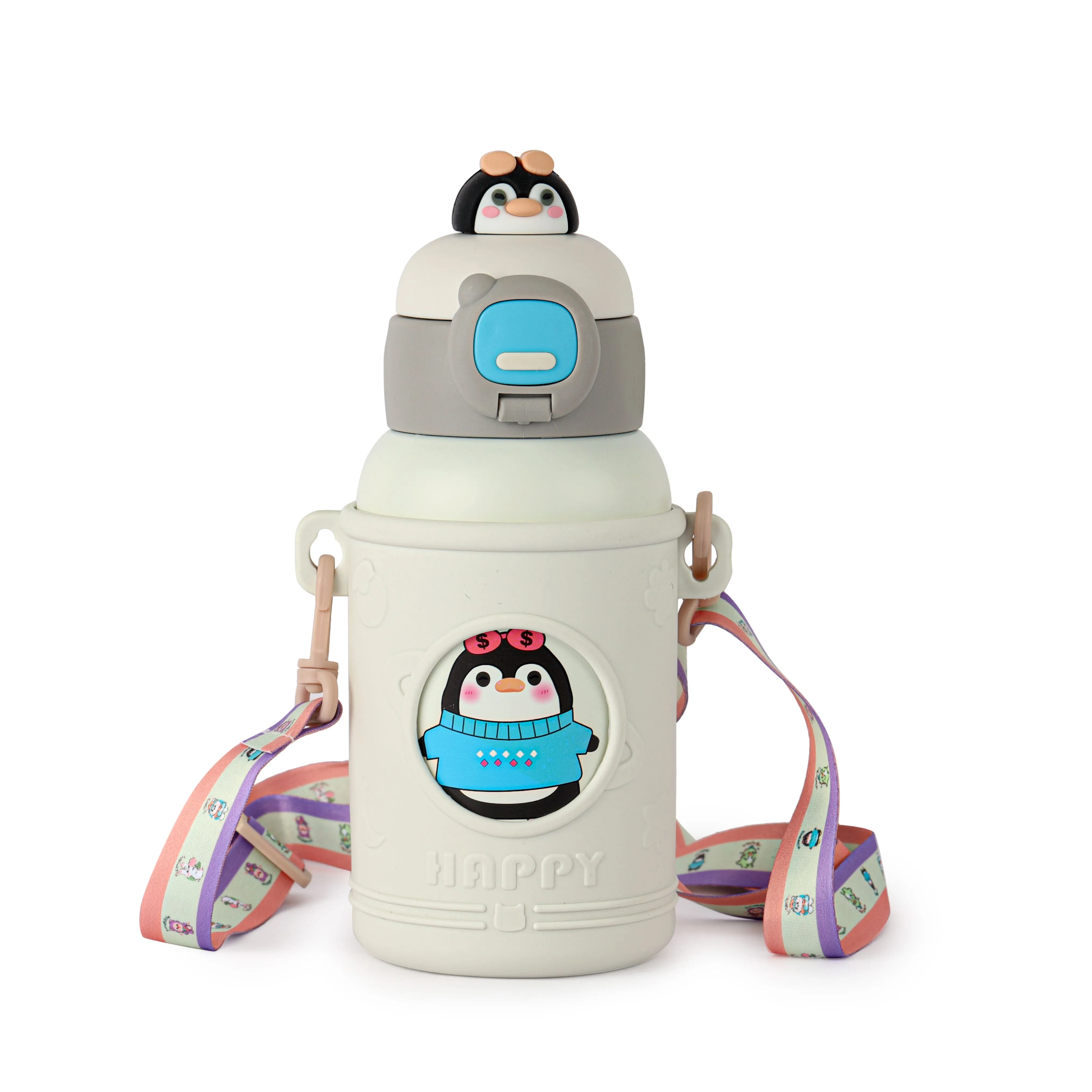 Babybop Hot & Cold Stainless Steel Kids Water Bottle, 500ml