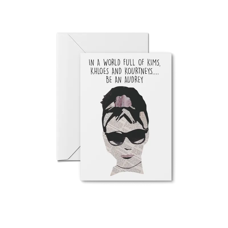 Be an Audrey Art Print
