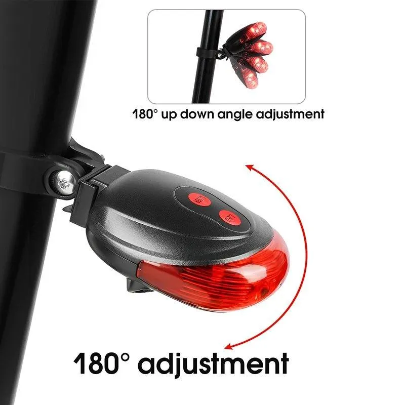 Bicycle Tail Light Laser Bike Light Rear Waterproof LED Lighting Flash Safety Warning Cycling Taillight Mtb Bicycle Accessories
