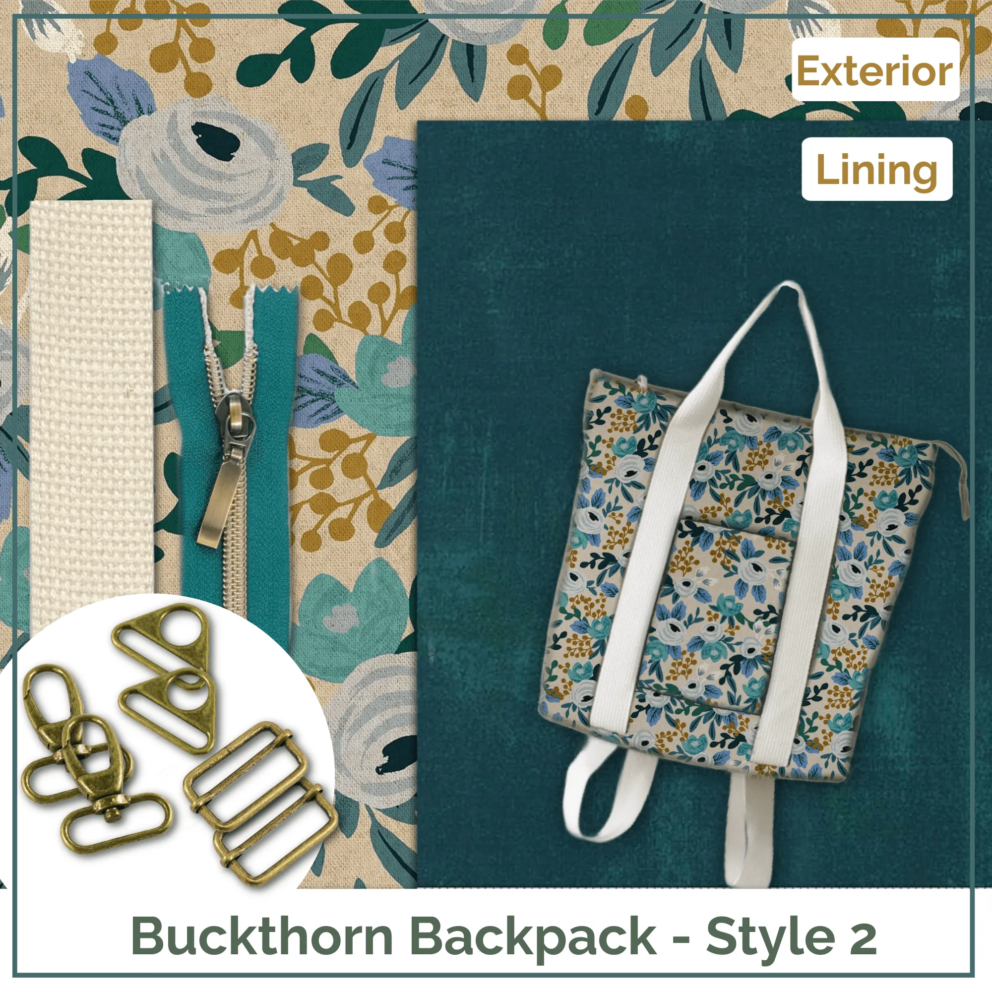 Buckthorn Backpack - Complete Bag Making Kit