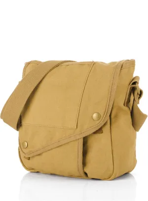 Canvas Mini Shoulder Bag Durable Messenger Bag For Teens