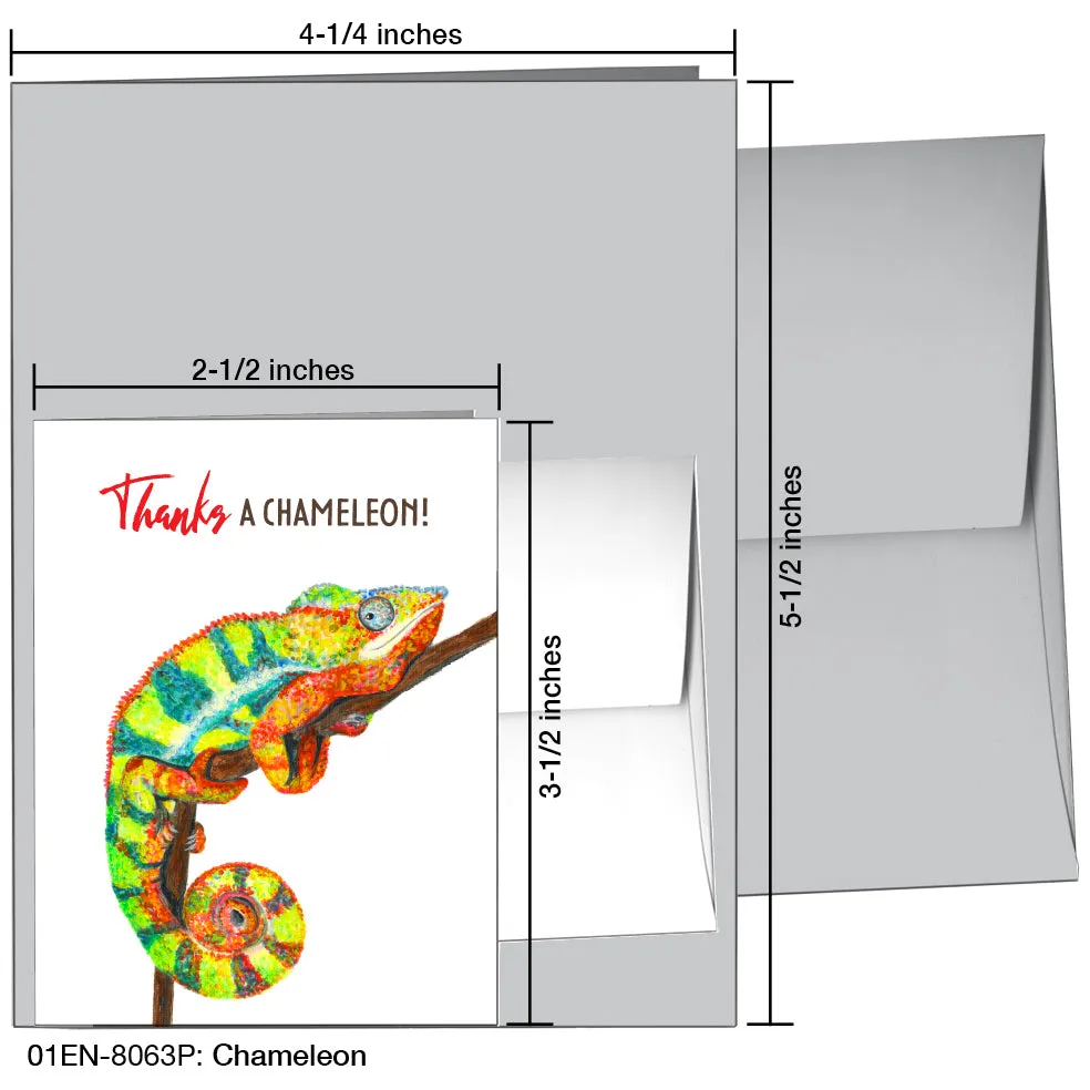 Chameleon, Greeting Card (8063P)
