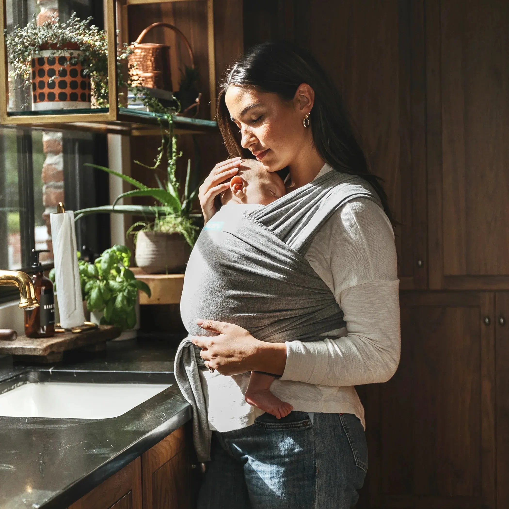 Classic Wrap Baby Carrier - Gray