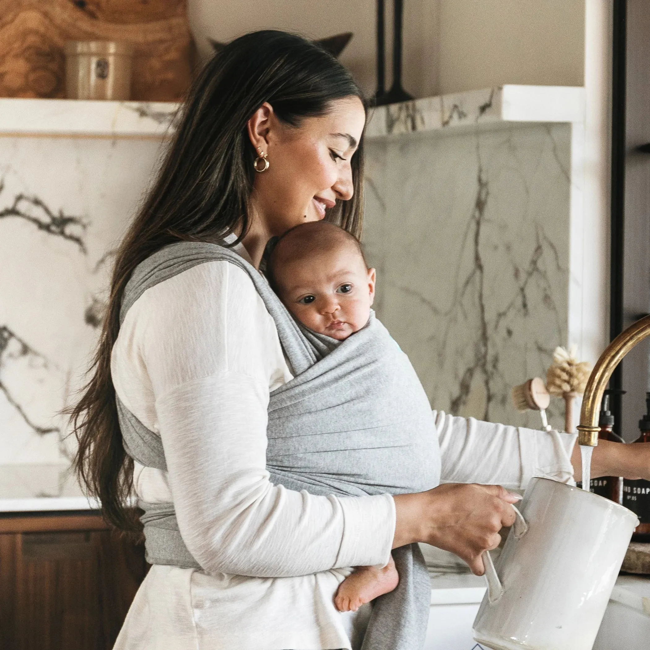 Classic Wrap Baby Carrier - Gray