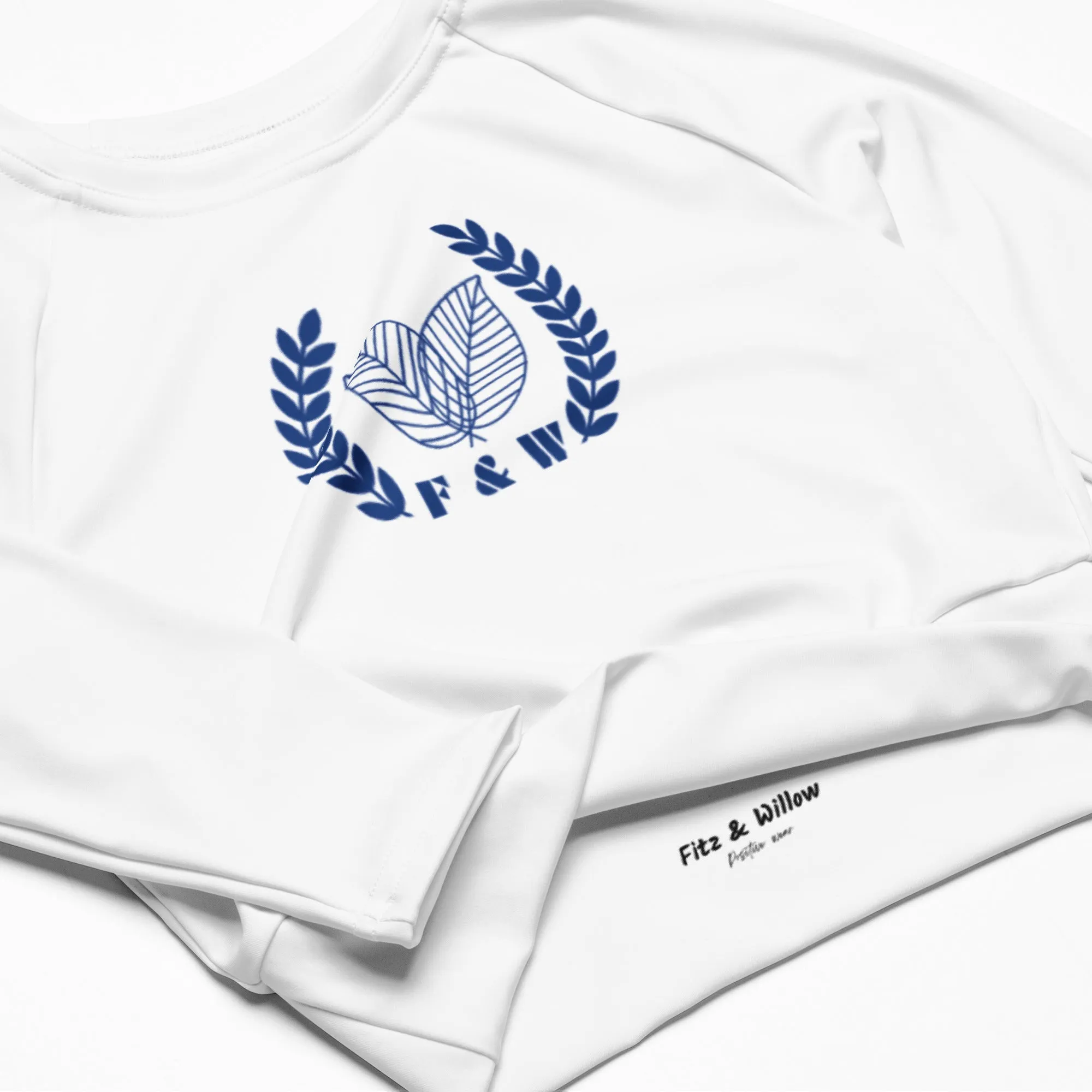 crop top long-sleeve Recycled, Fitz & Willow