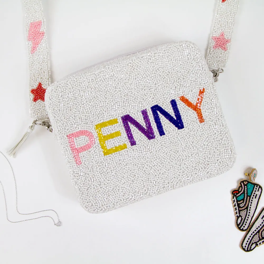 Custom Beaded Crossbody Bag (GD)