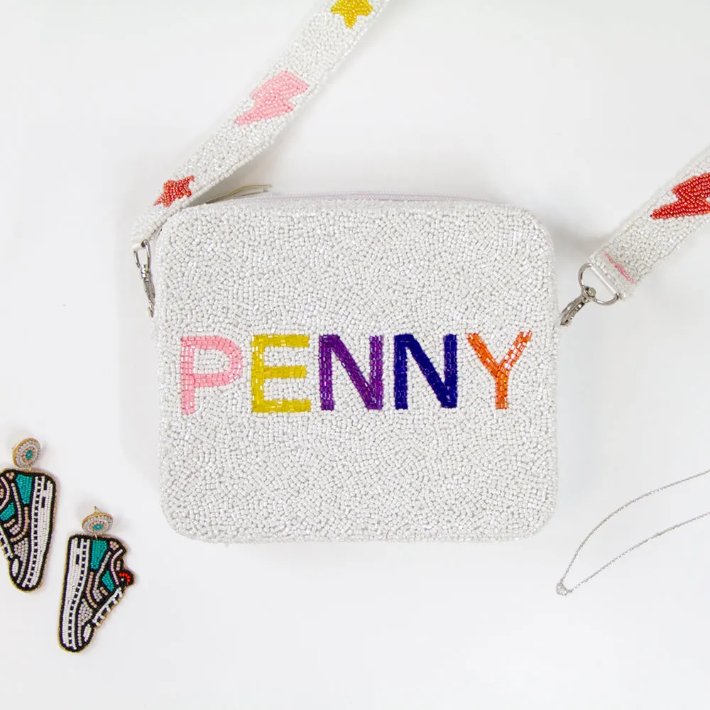 Custom Beaded Crossbody Bag (GD)