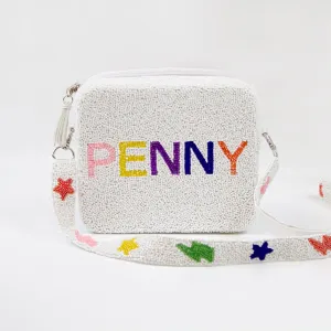 Custom Beaded Crossbody Bag (GD)