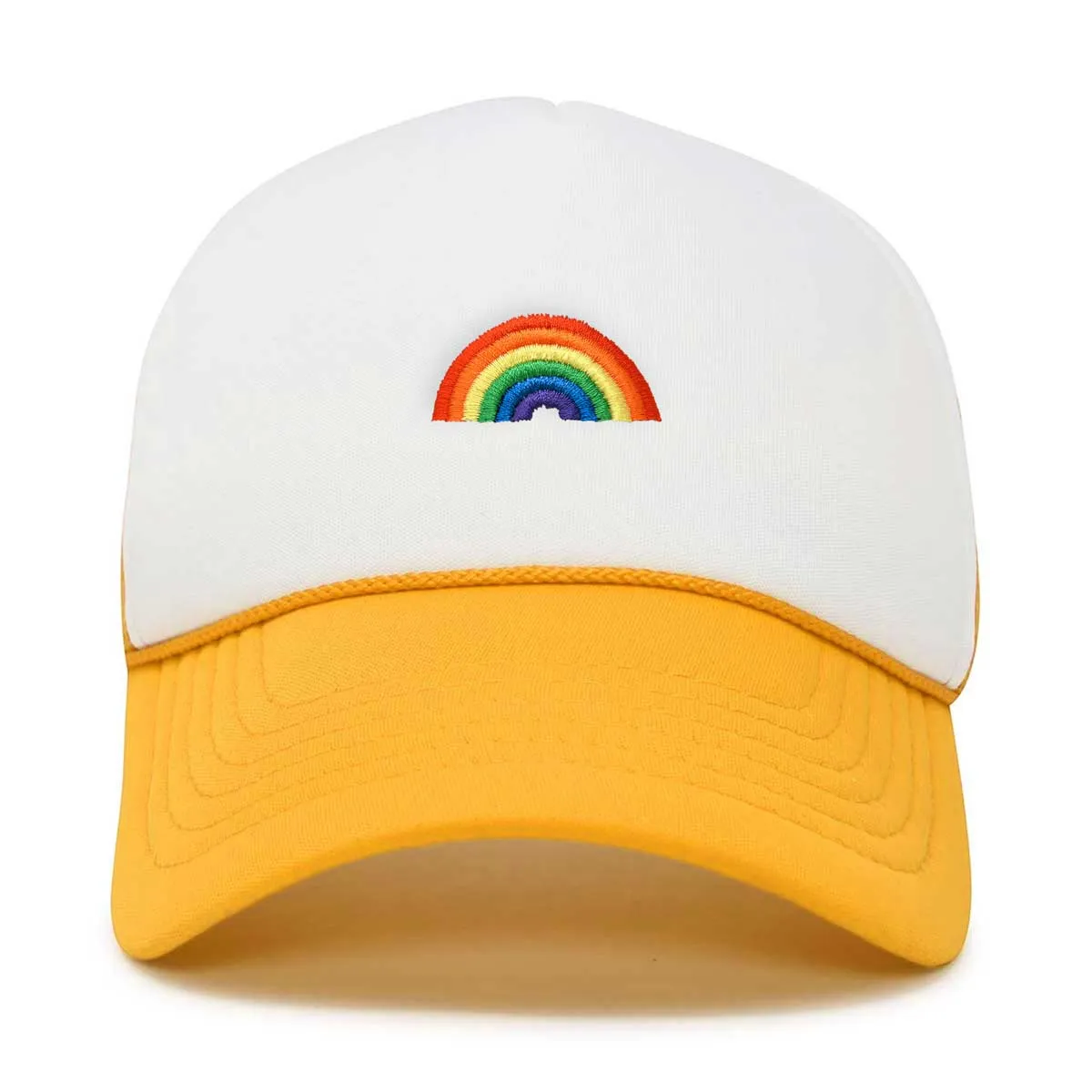 Dalix Rainbow Trucker Hat