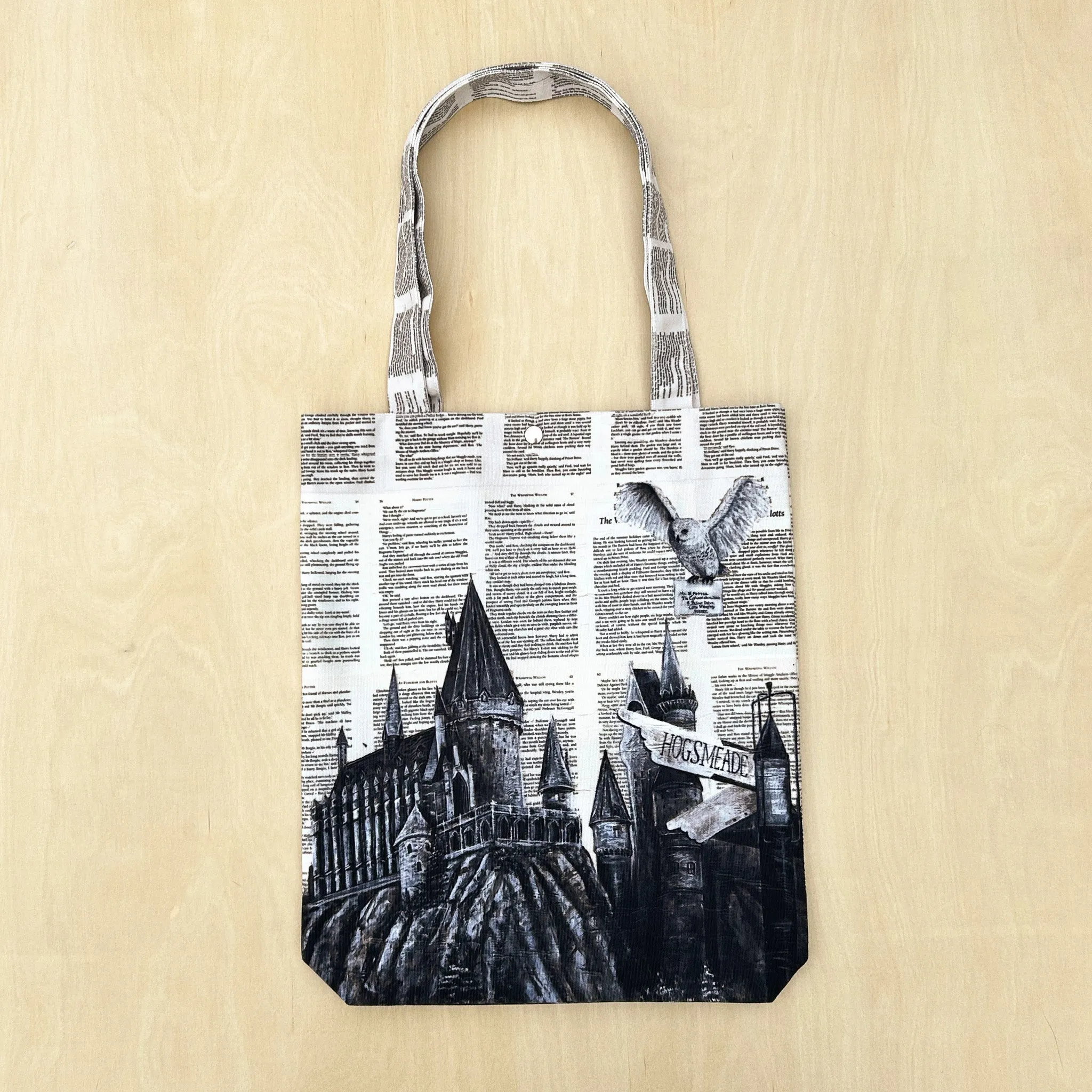 Deluxe Canvas Tote Bag of  Witchcraft and Wizardry