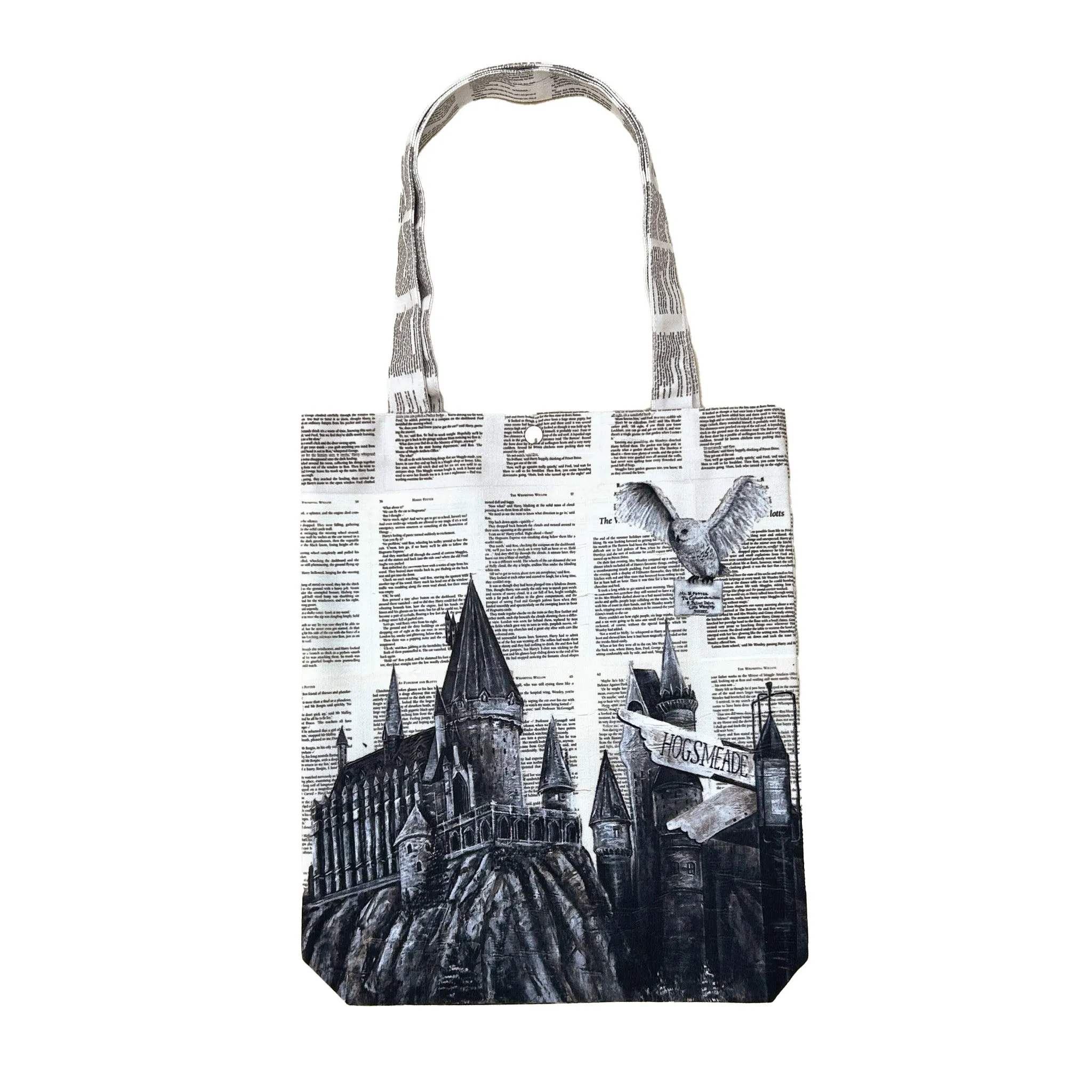 Deluxe Canvas Tote Bag of  Witchcraft and Wizardry