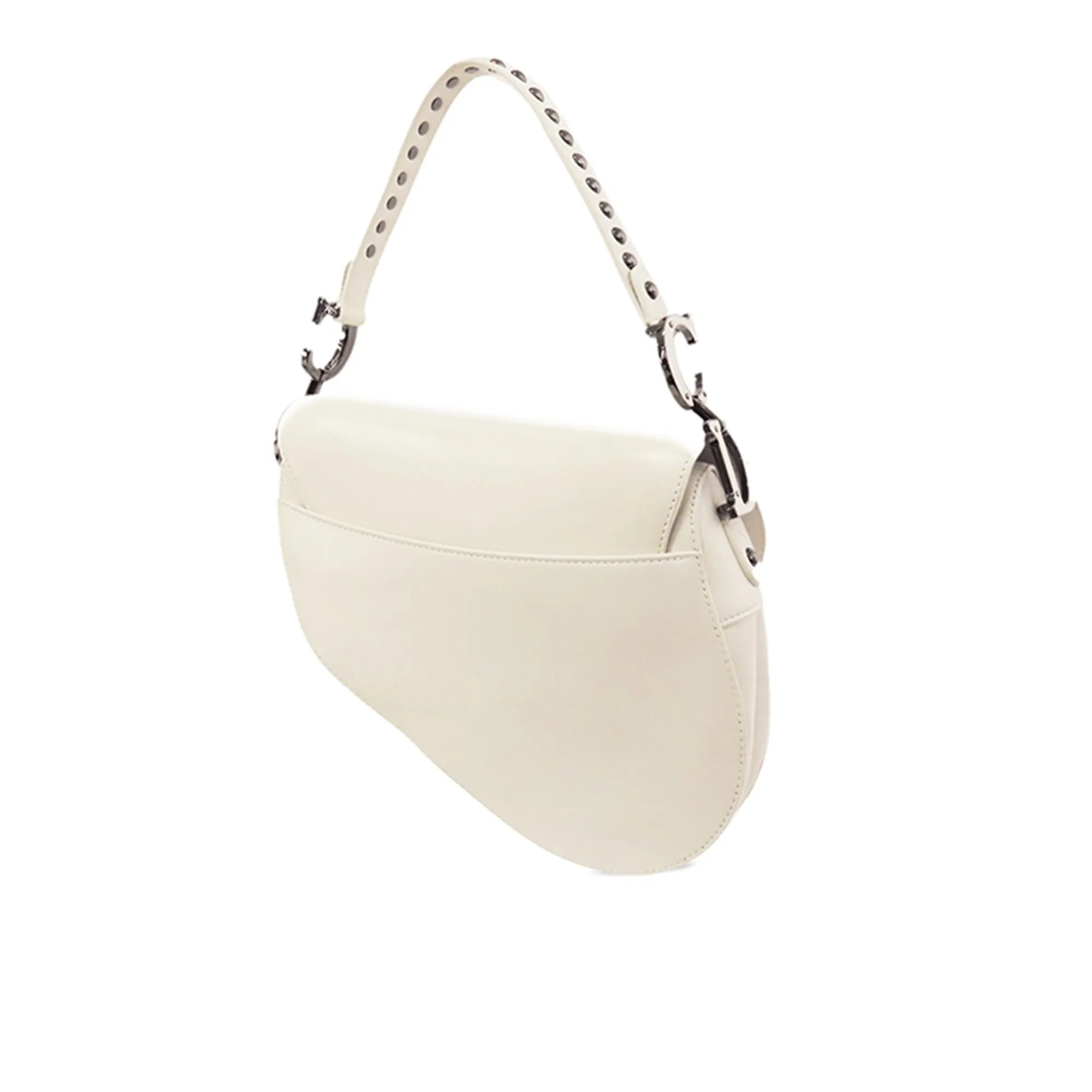 Dior Studded Leather Saddle Bag (SHG-UR0OzG)