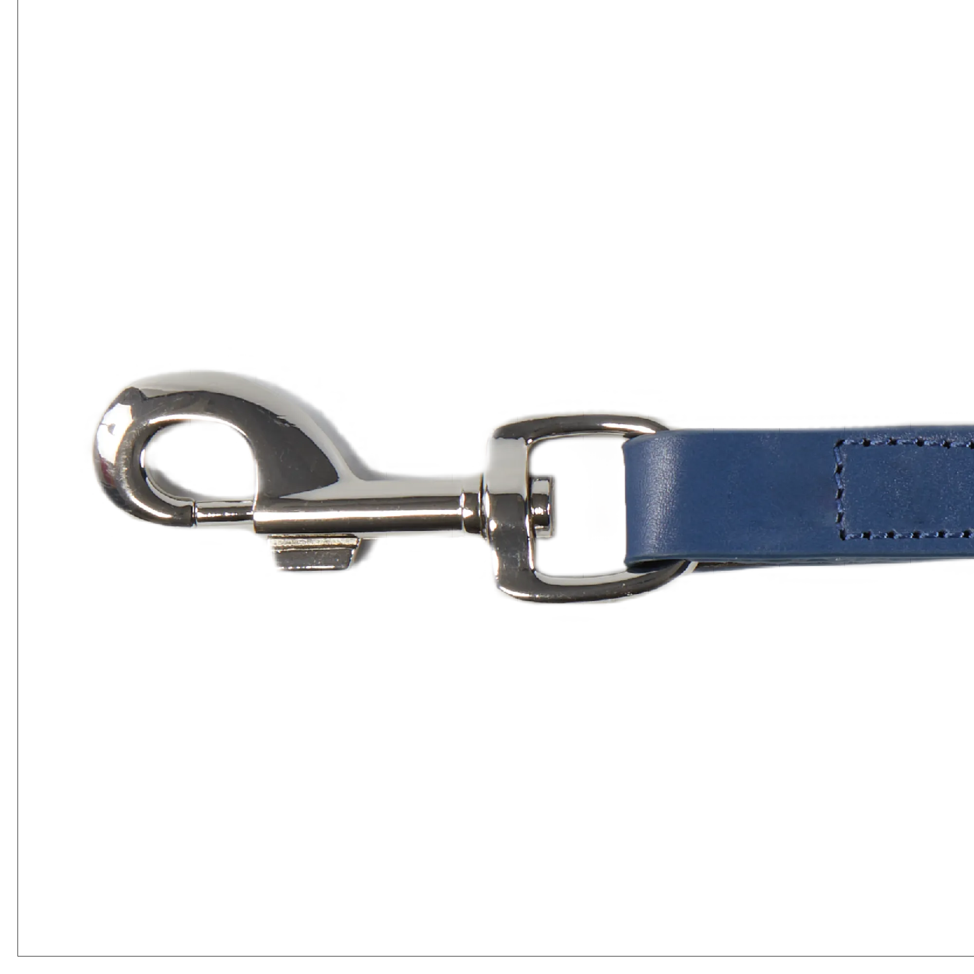Eco Friendly Leather Dog Lead, Navy