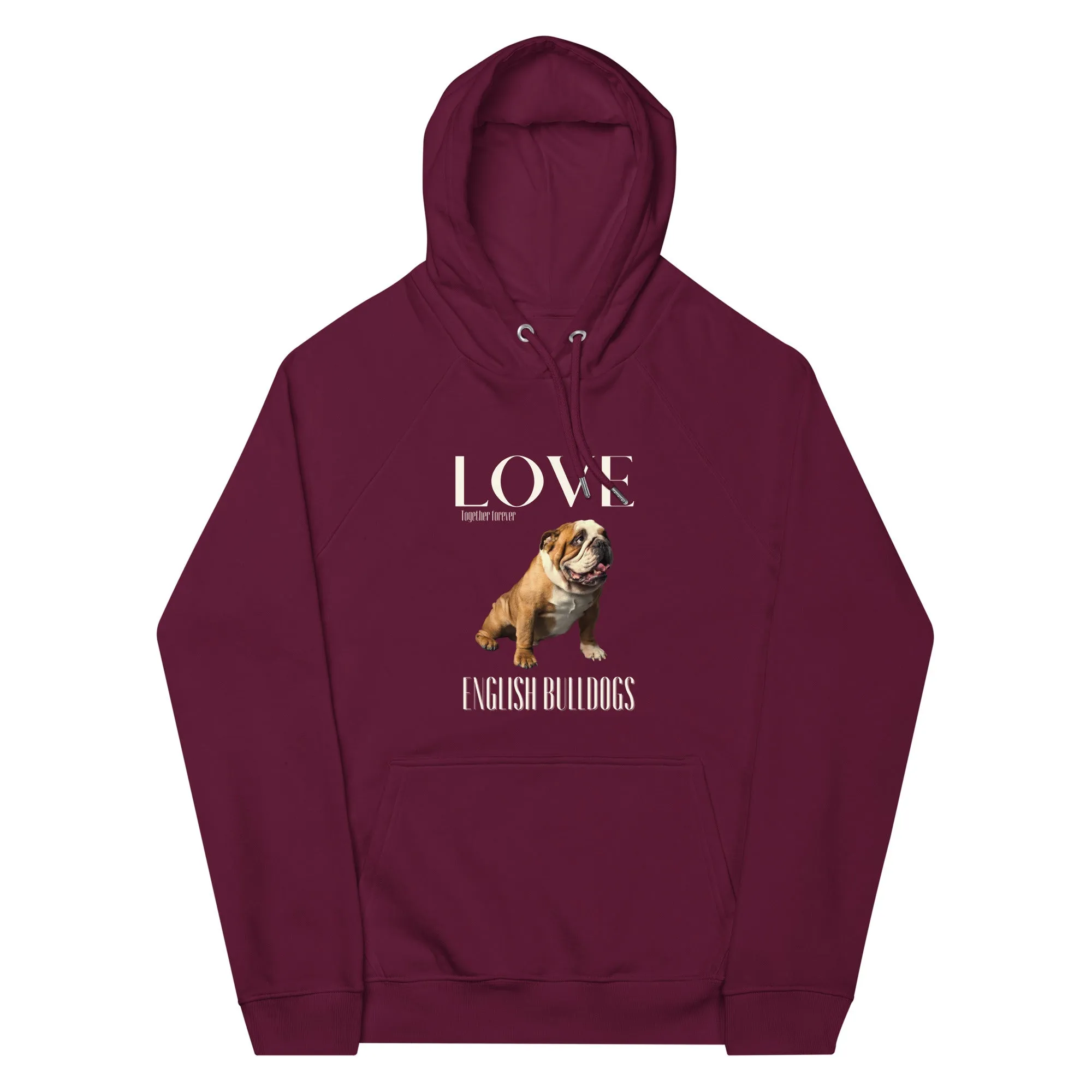 English Bulldog Lover eco hoodie,