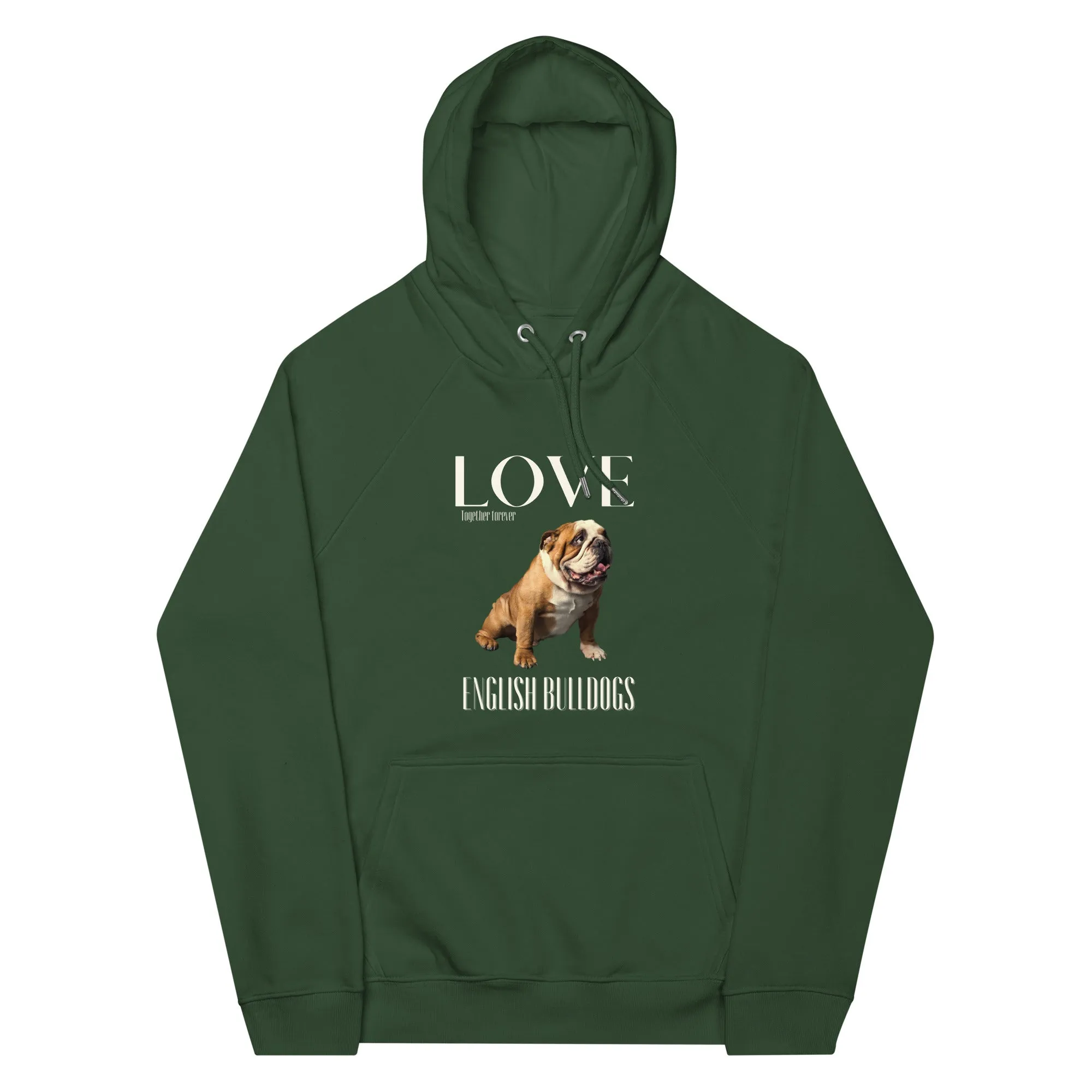 English Bulldog Lover eco hoodie,