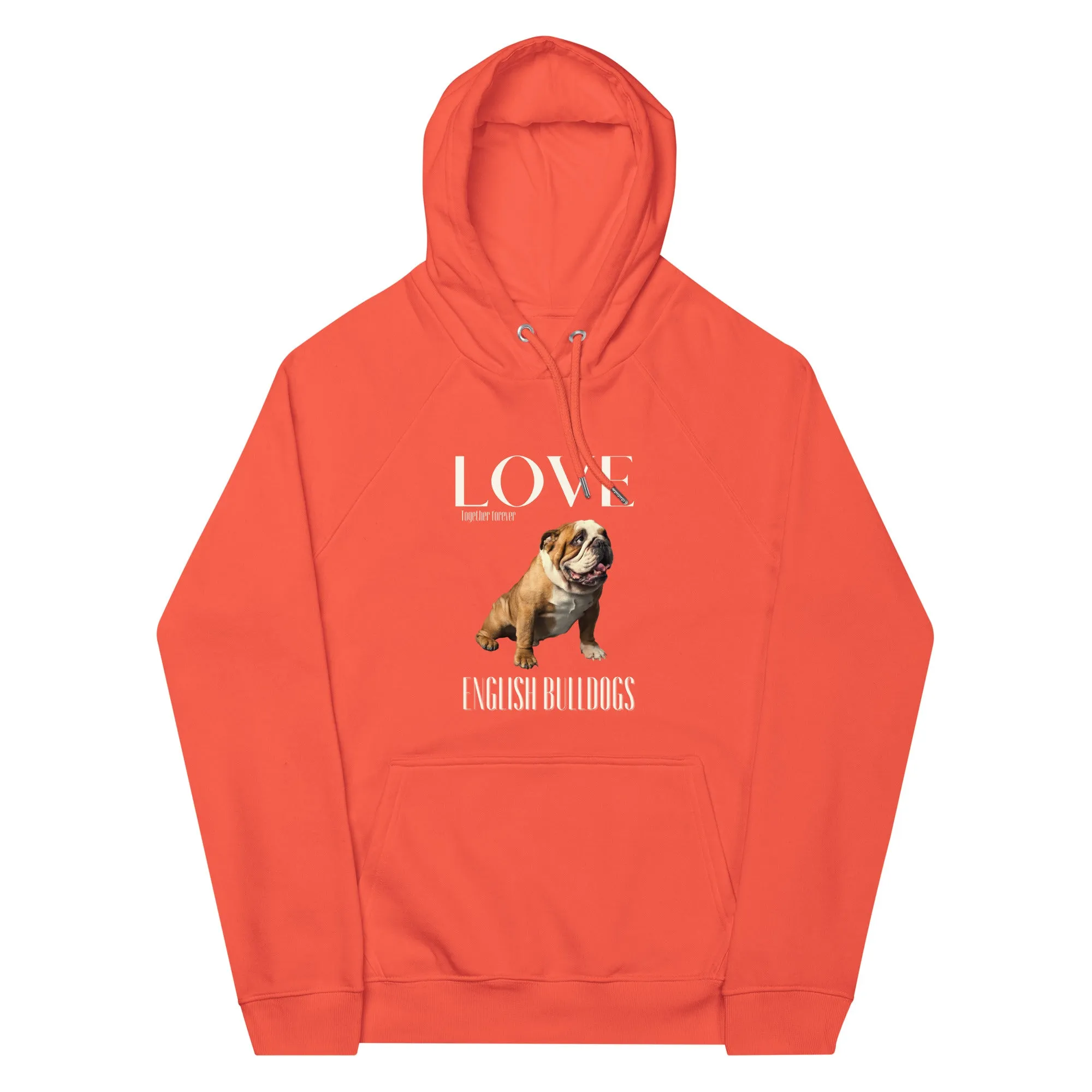 English Bulldog Lover eco hoodie,