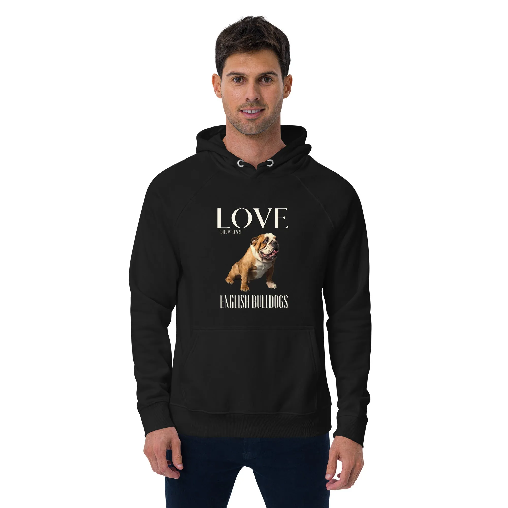 English Bulldog Lover eco hoodie,