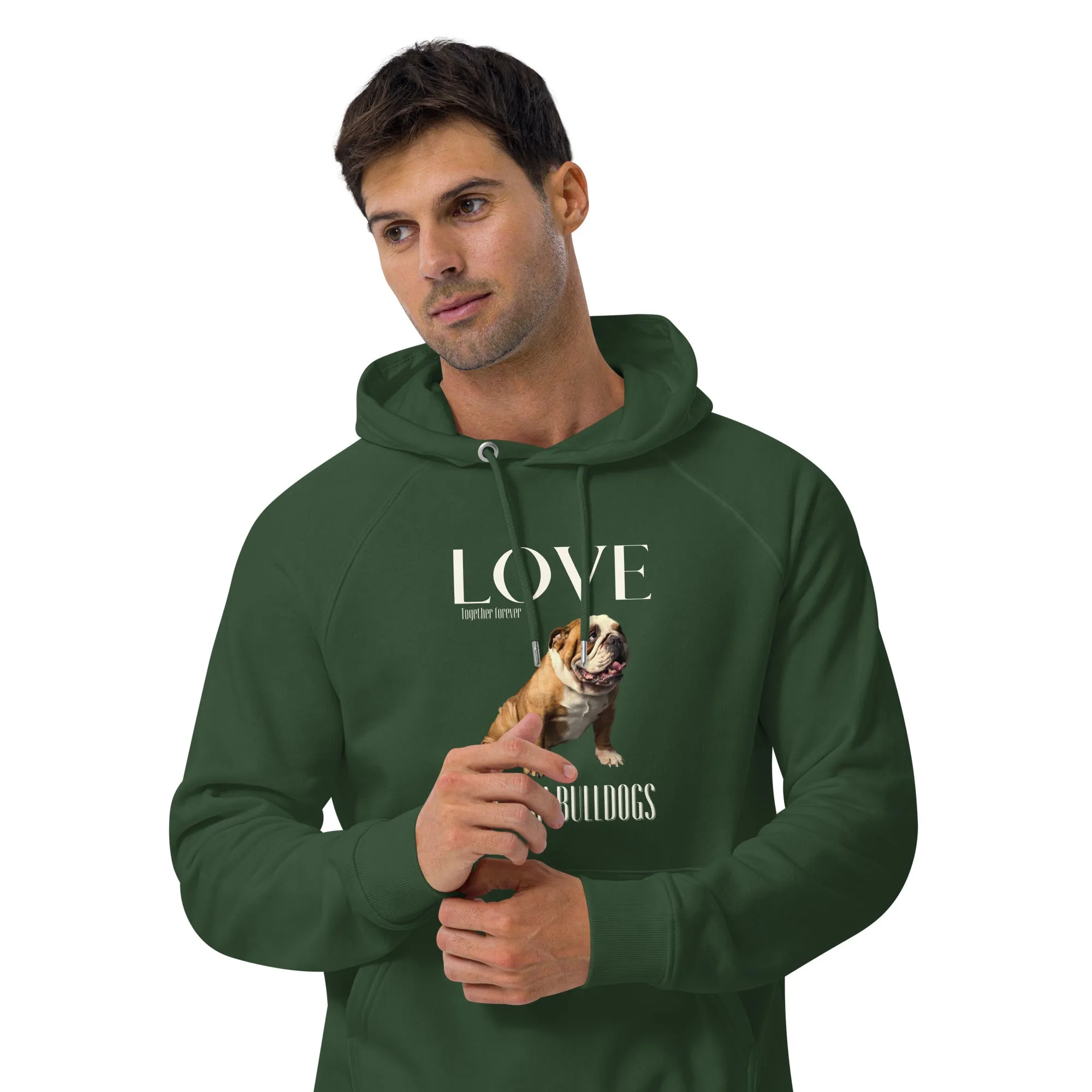 English Bulldog Lover eco hoodie,