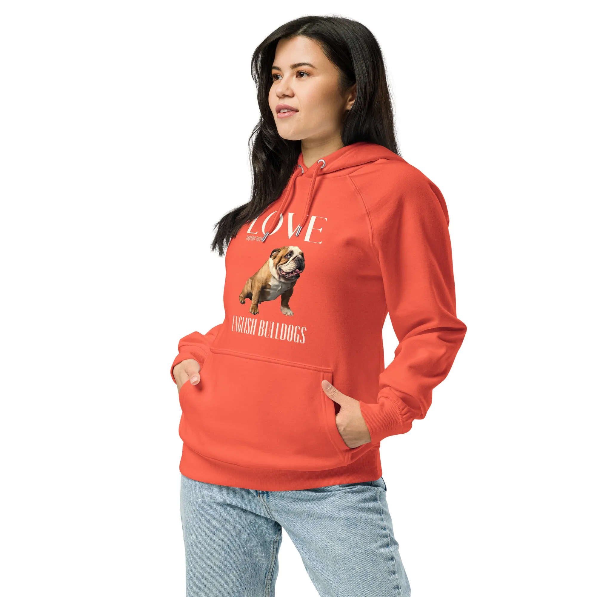 English Bulldog Lover eco hoodie,