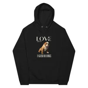 English Bulldog Lover eco hoodie,