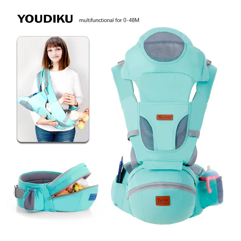 Ergonomic Kangaroo Baby Wrap Sling Carrier