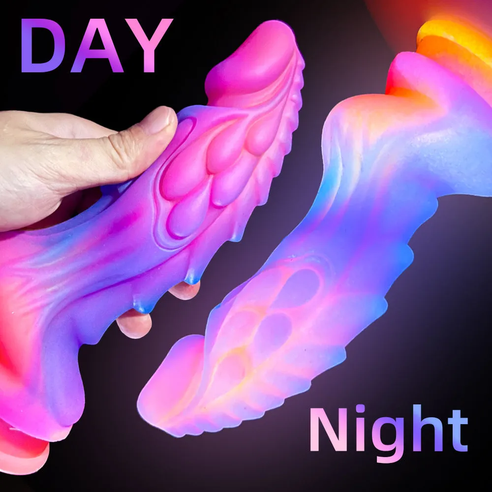 Fake Penis Luminous Multi Color Dildo