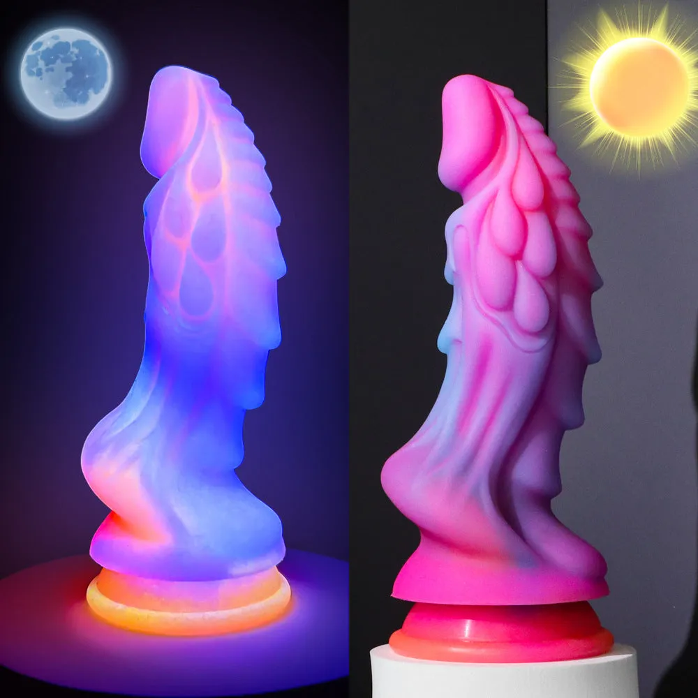 Fake Penis Luminous Multi Color Dildo