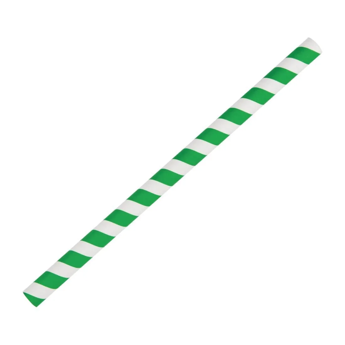 FB145 Fiesta Green Compostable Paper Smoothie Straws (Pack of 250)