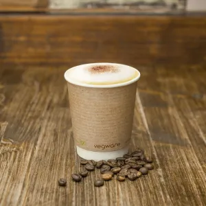 GH020 Vegware Compostable Coffee Cups Double Wall 230ml / 8oz (Pack of 500)