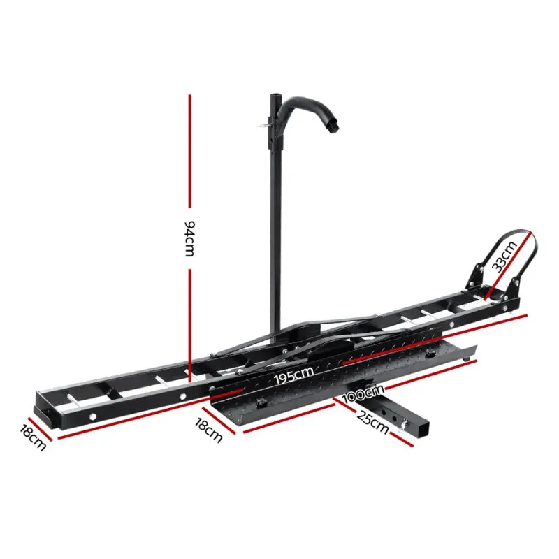 Giantz Motorcycle Carrier Rack with 2" Towbar Arm