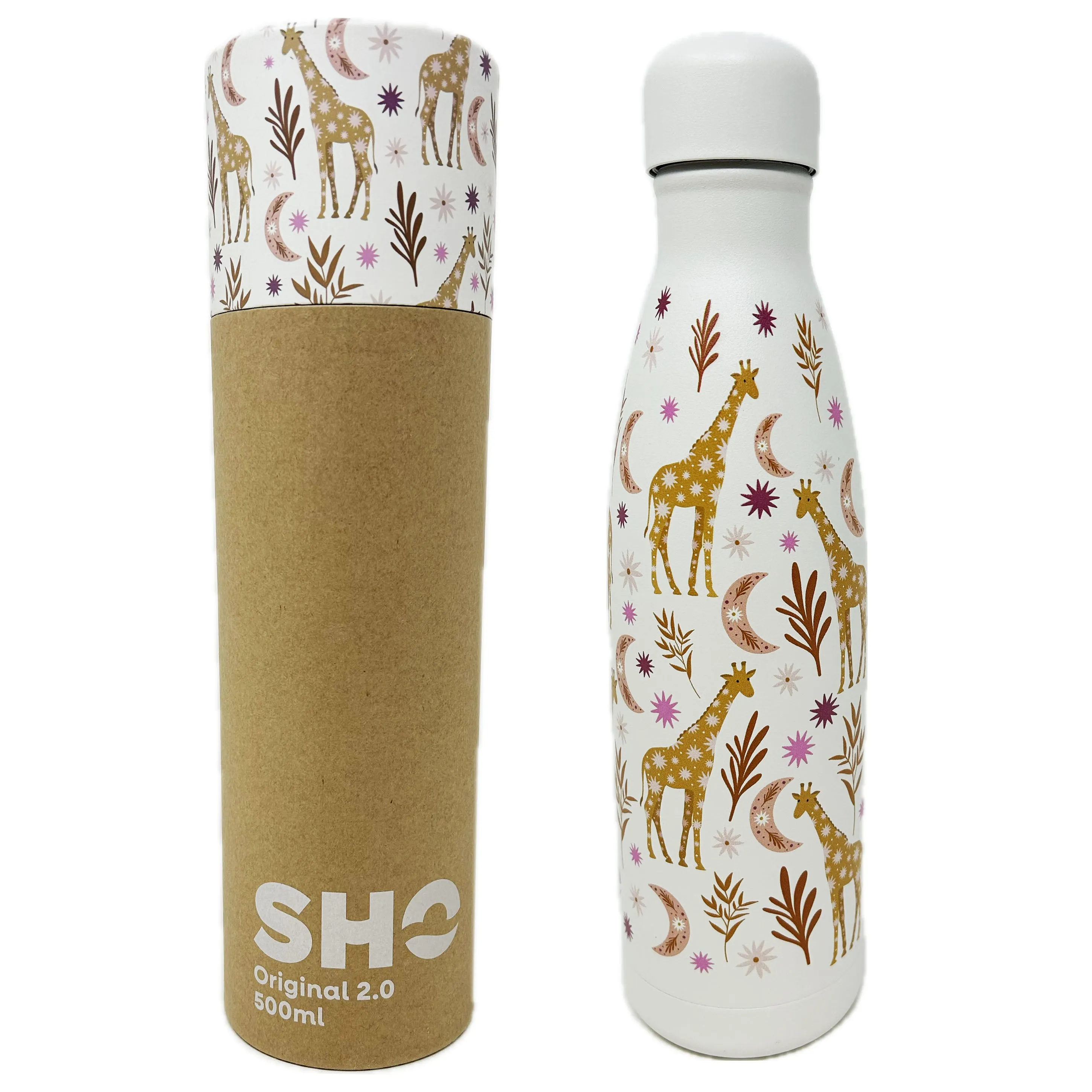 Giraffe Metal Water Bottle - 500ml