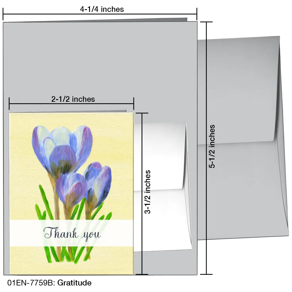 Gratitude, Greeting Card (7759B)