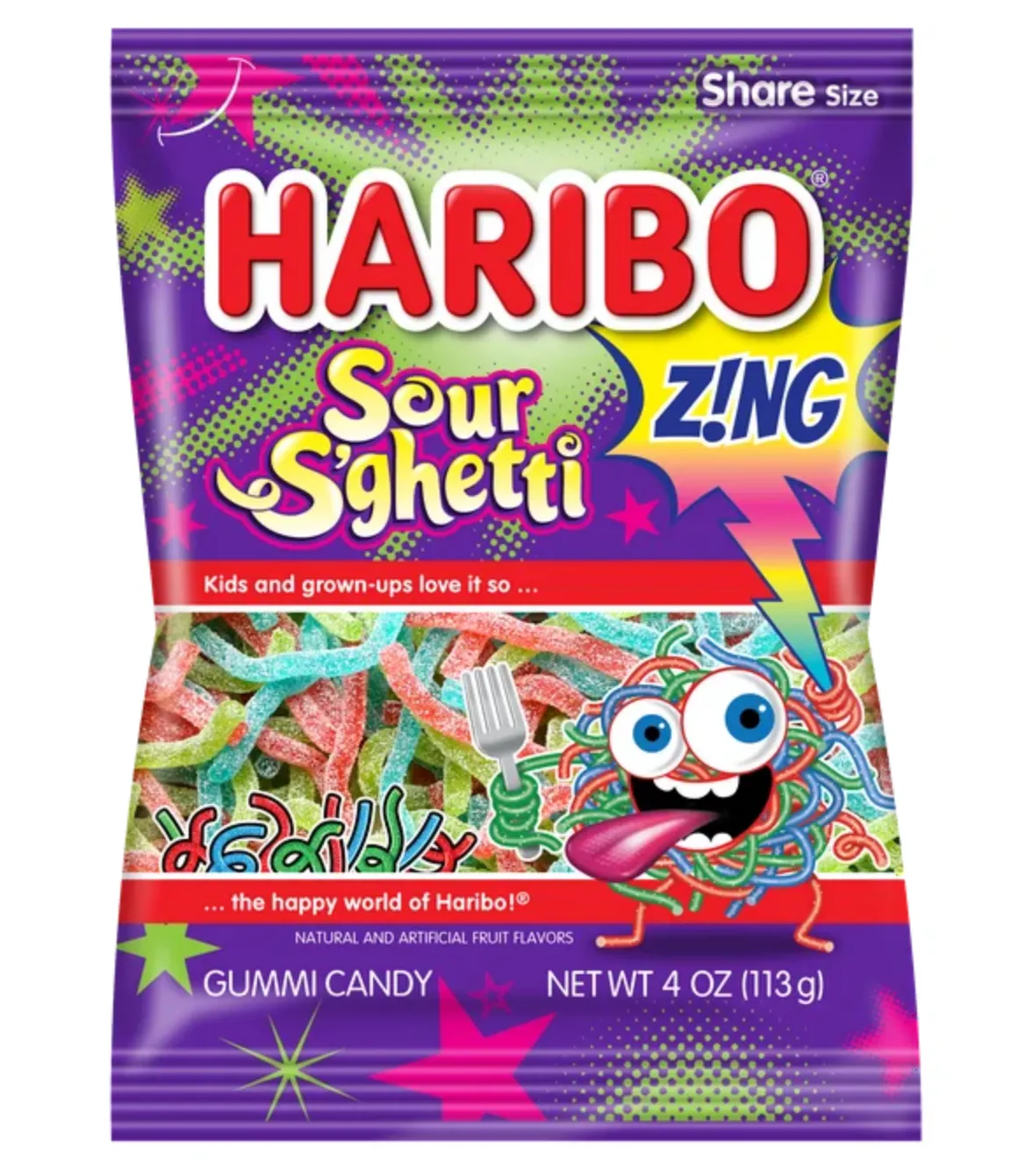 Haribo Zing Sour Sghetti