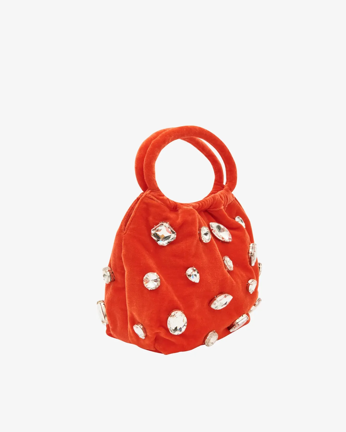 Jolly Rhinestone Velvet Bag