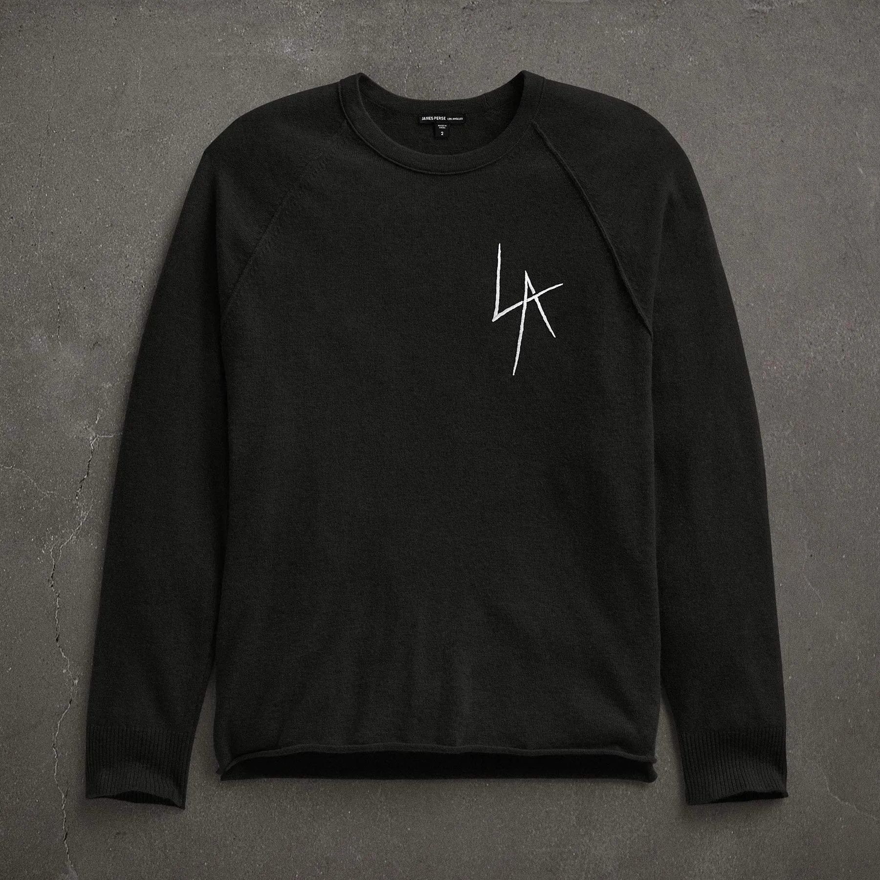 JP x LA Cashmere Raglan - Black