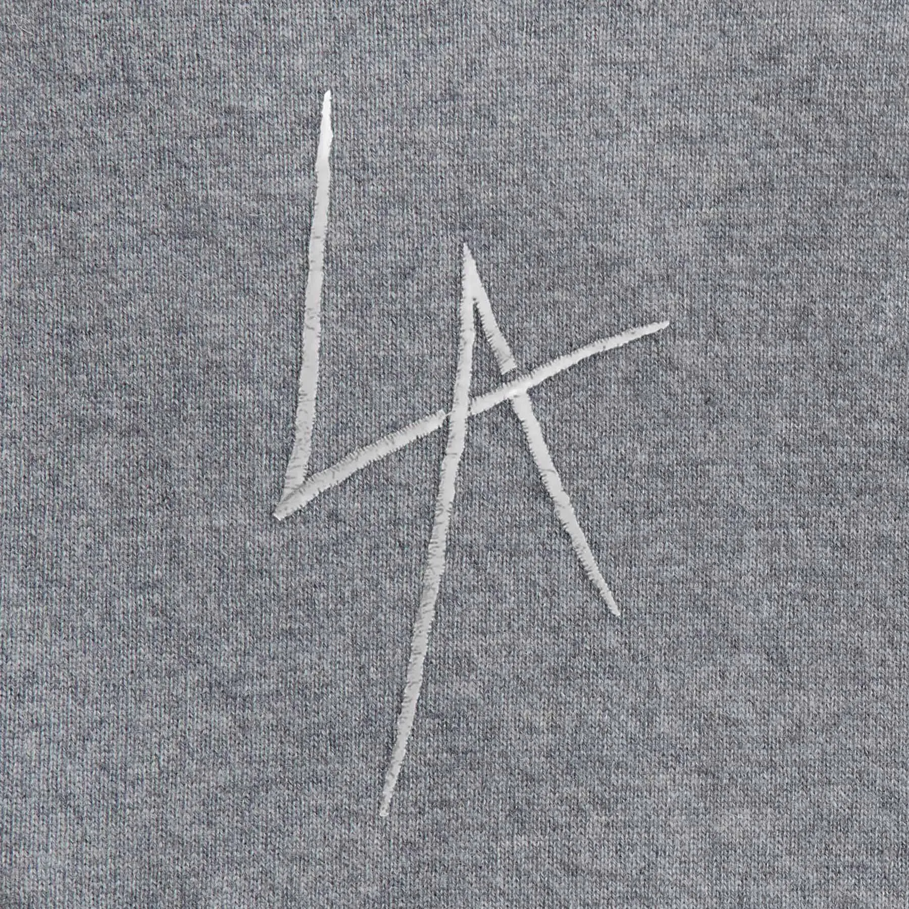 JP x LA Cashmere Raglan - Heather Grey