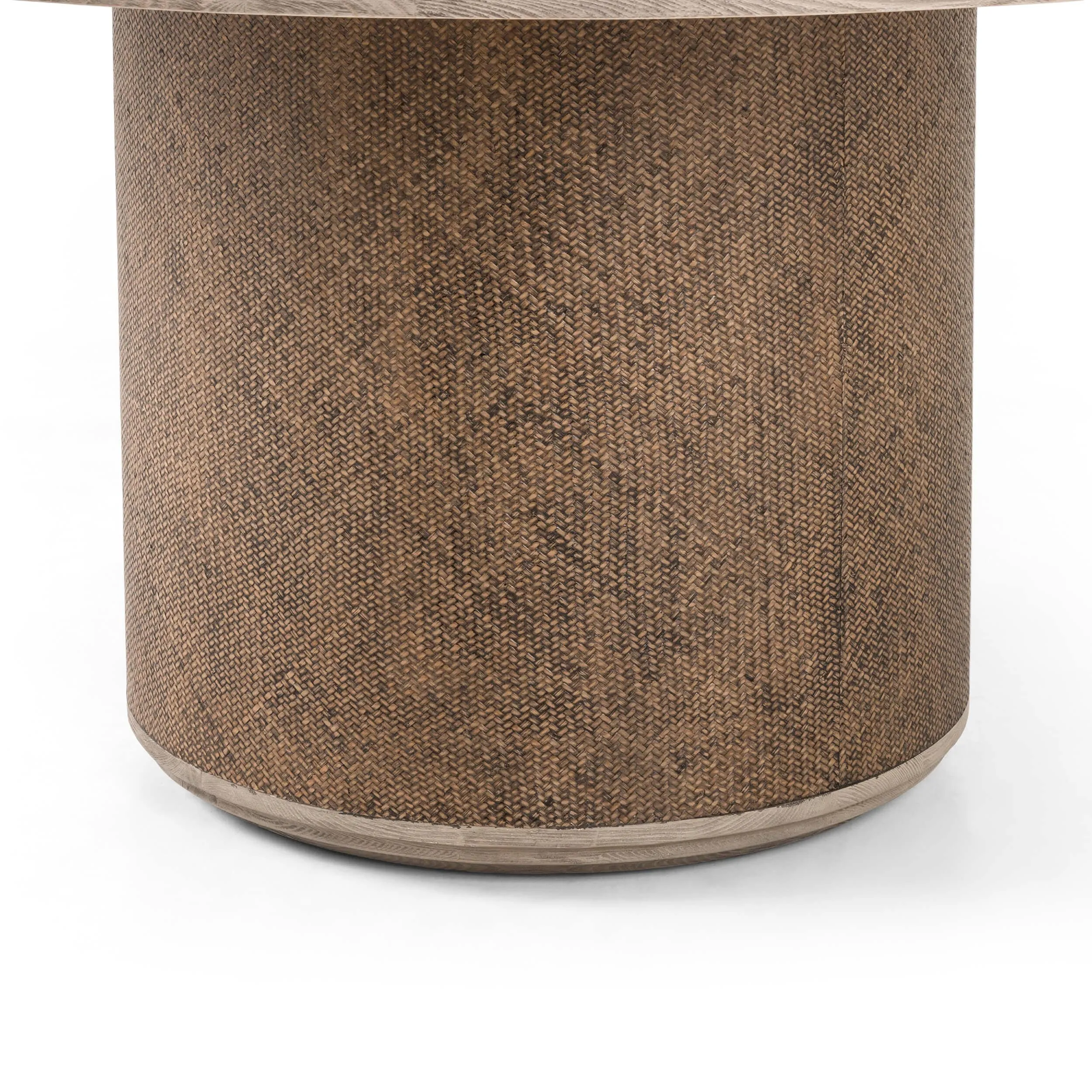 Kiara Round Dining Table, Weathered Blonde