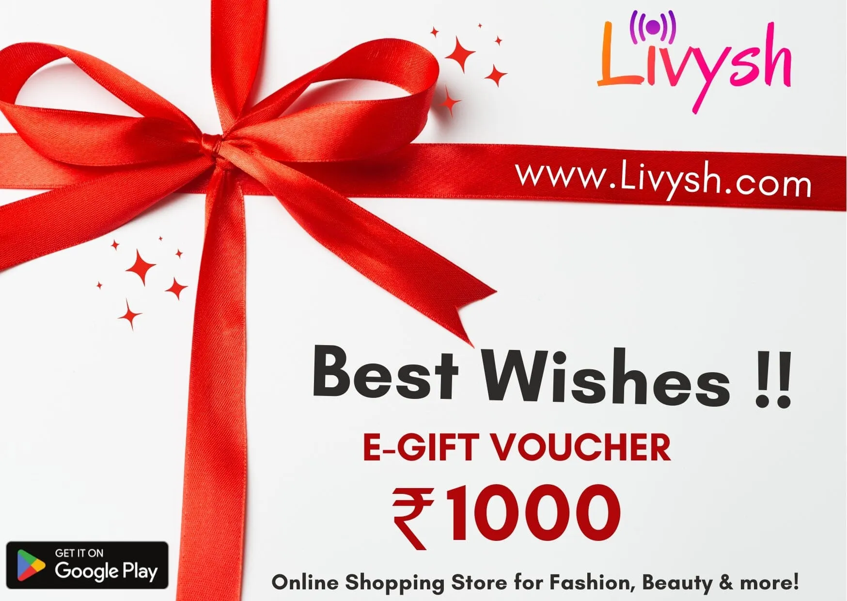 Livysh e-Gift Card Rs.1000