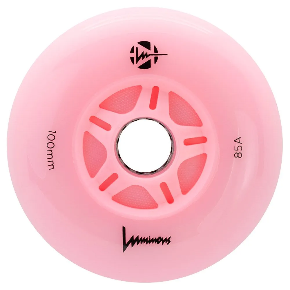 Luminous 100mm LED Light Up Inline Skate Wheel