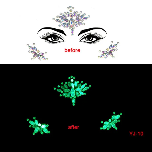 Luminous Face Gems