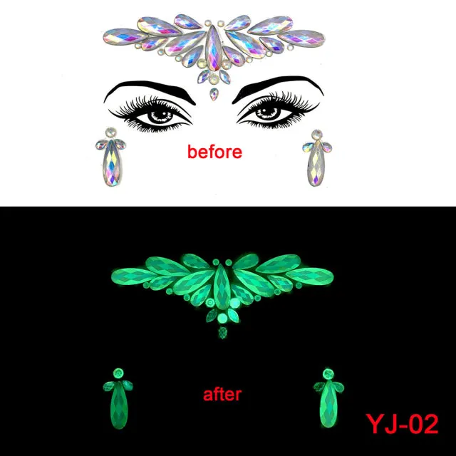 Luminous Face Gems