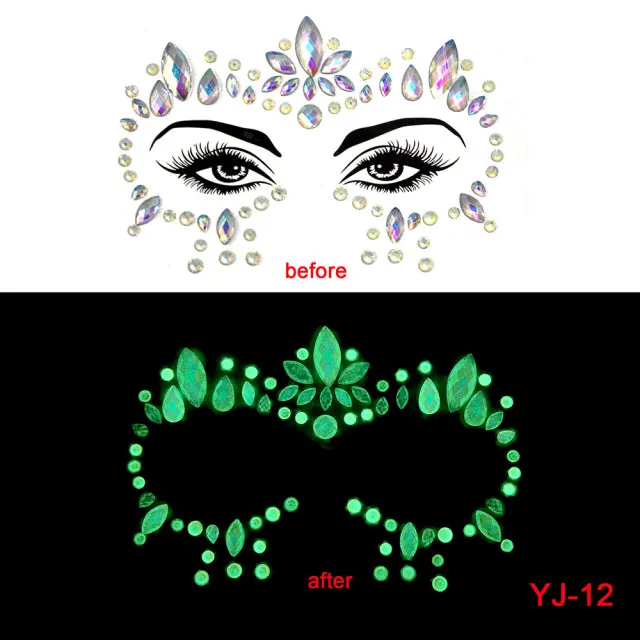Luminous Face Gems