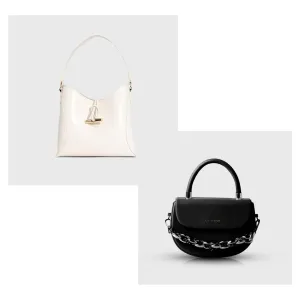 Mini Flirty Bag (White)   Crossbody Mini Bag (Black)